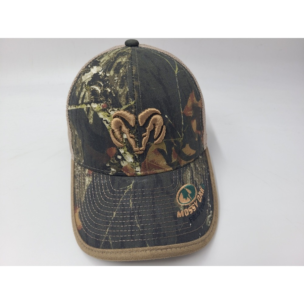 Dodge Ram Tough Mossy Oak‎ Camo Mesh Trucker Adjustable Hat Cap Men Women Brown